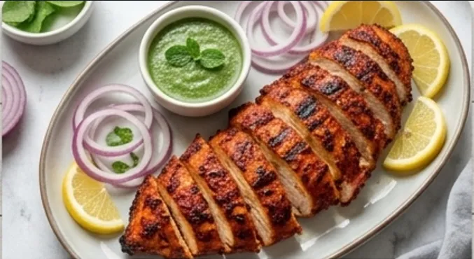Air Fryer Tandoori Chicken Breast