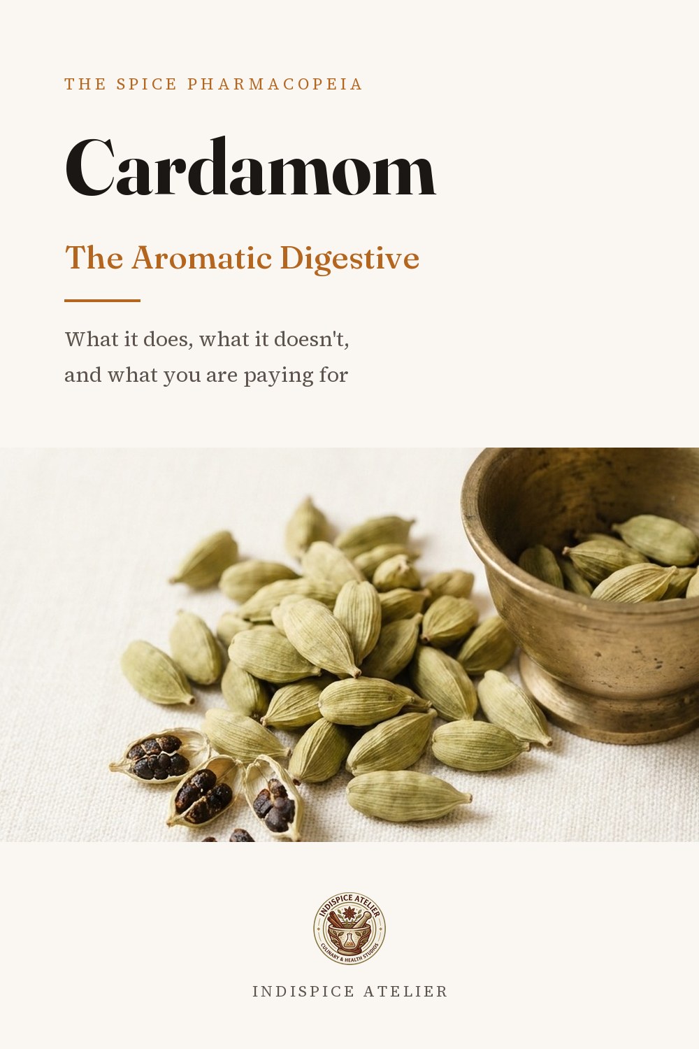 Cover of Cardamom: The Aromatic Digestive